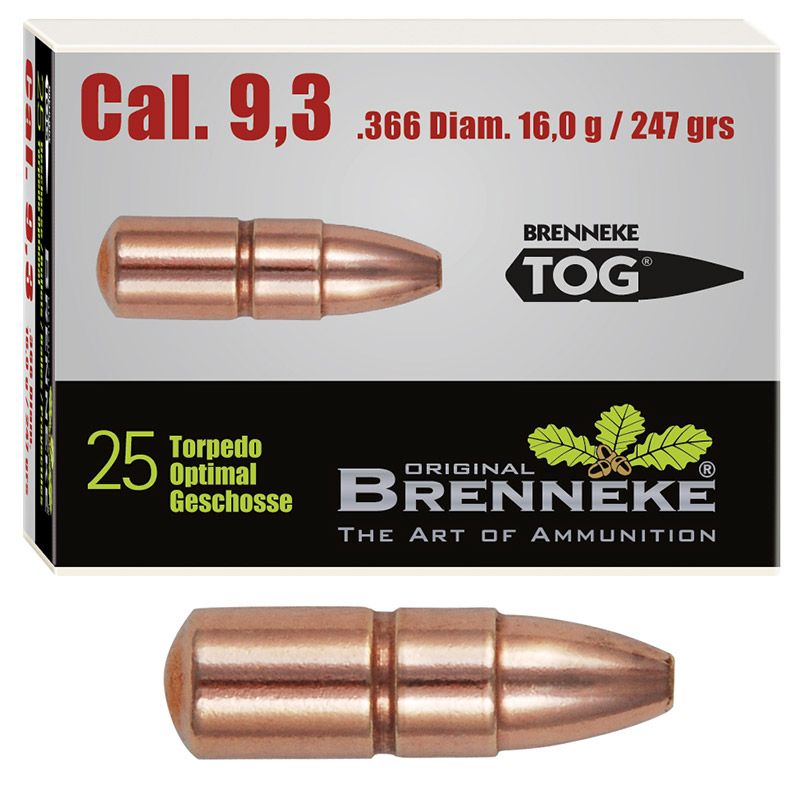 BRENNEKE Geschoss 9,3mm TOG