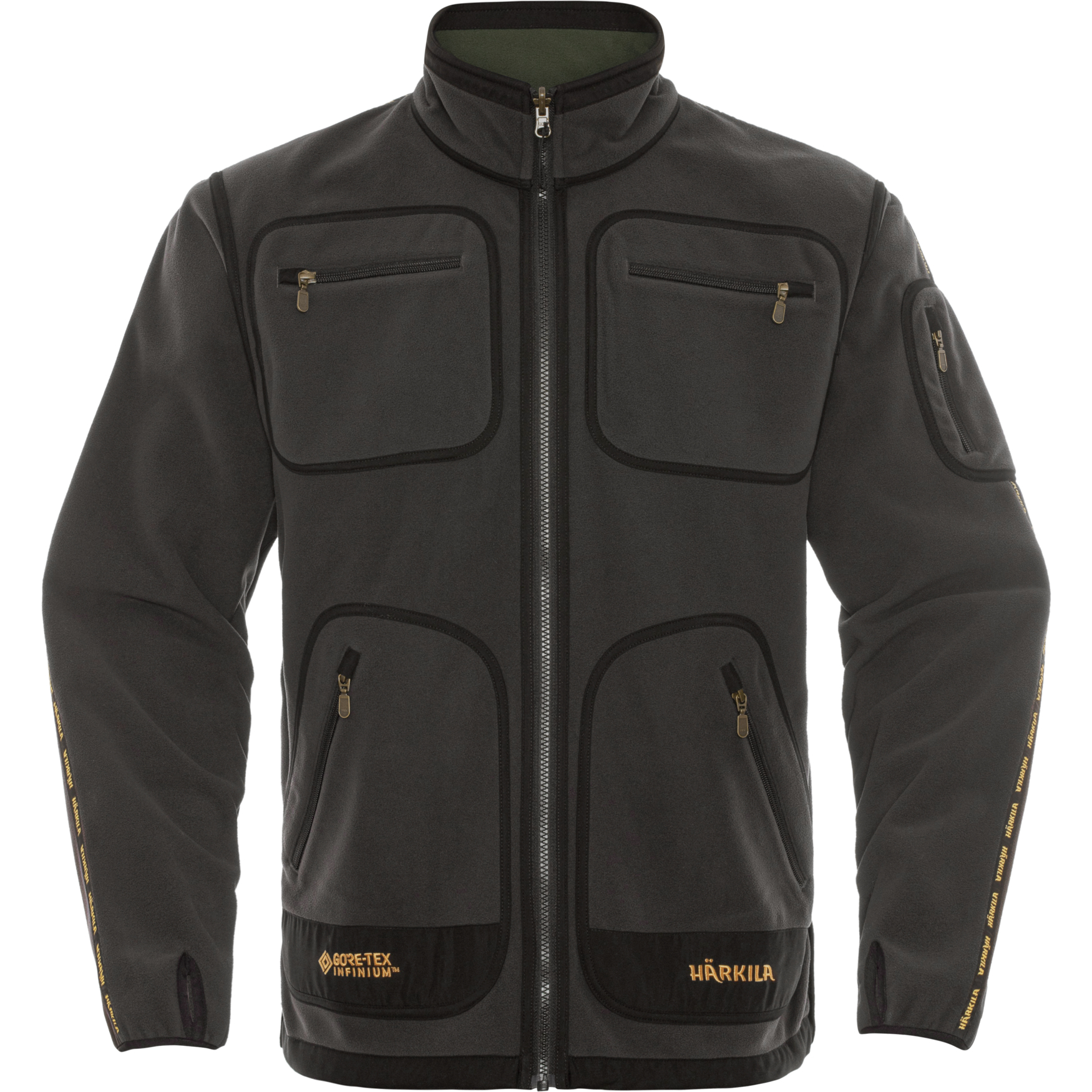 Härkila Kamko Fleecejacke Grey/ Green Härkila Kamko Fleecejacke Grey/ Green