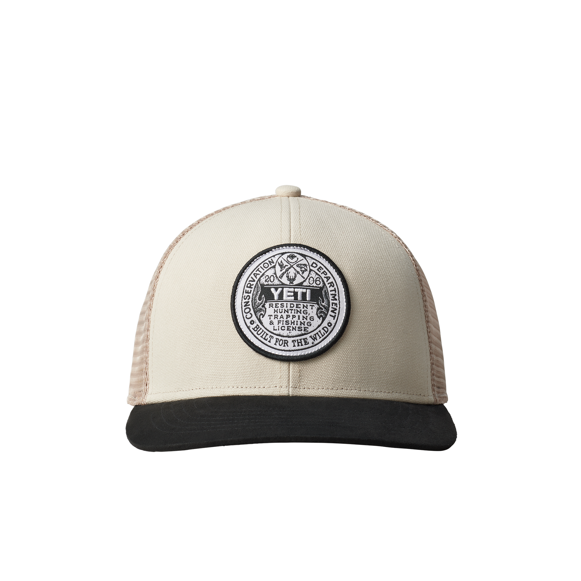 YETI TRAPPING LICENCE TRUCKER CAP Taupe