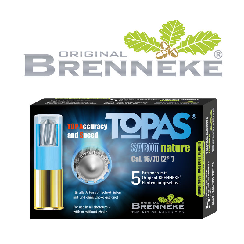BRENNEKE TOPAS® Sabot nature 16/70 BRENNEKE TOPAS® Sabot nature 16/70