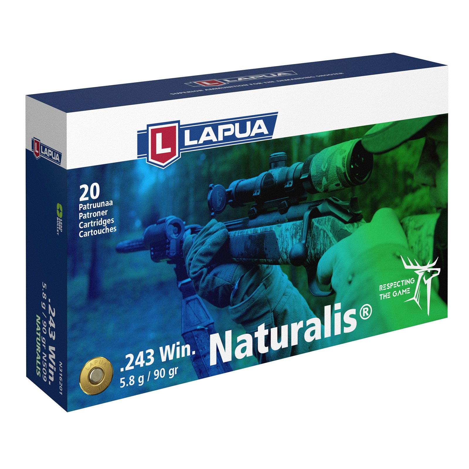 LAPUA Naturalis .243Win