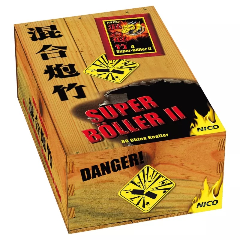 Nico Feuerwerk Super-Böller II, 4er-Päck.