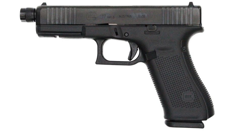GLOCK Pistole G17 Gen5, 9 mm Luger, Standard, mit Gewindelauf