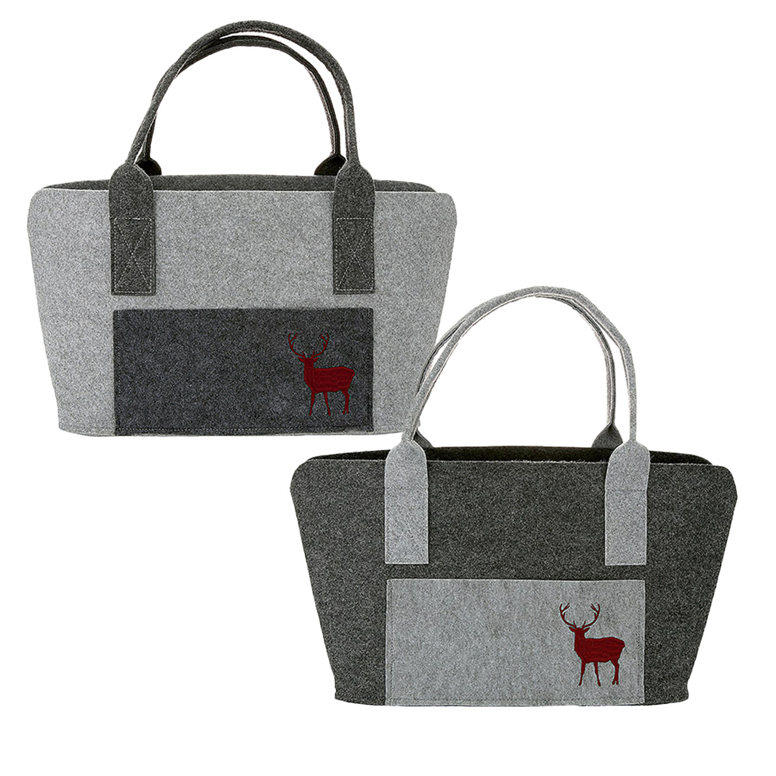 Tasche mit Seitenfach