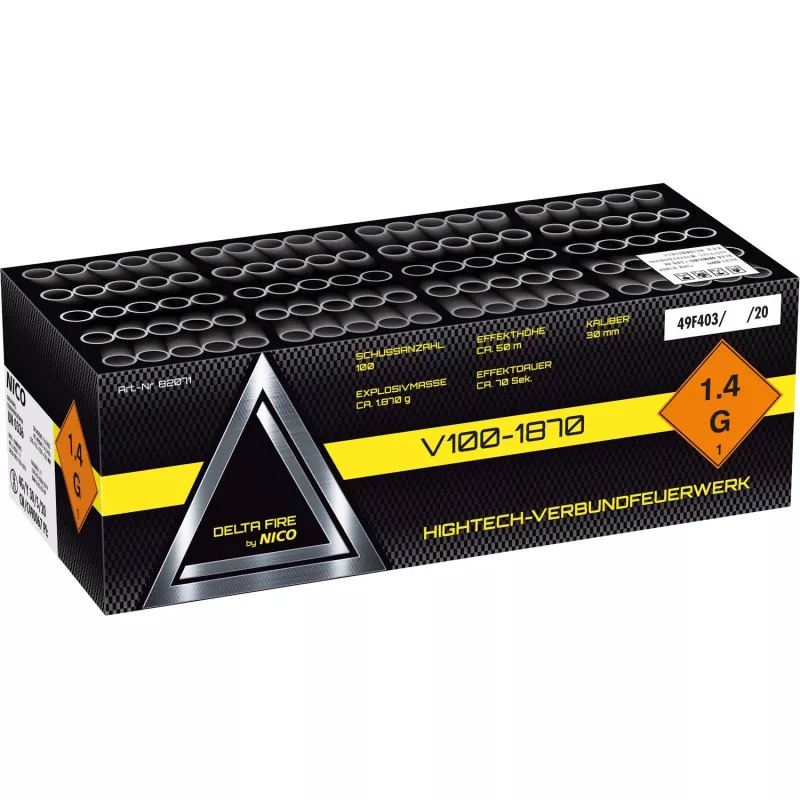 Nico Feuerwerk Delta Fire V100-1870, 100 Schuss