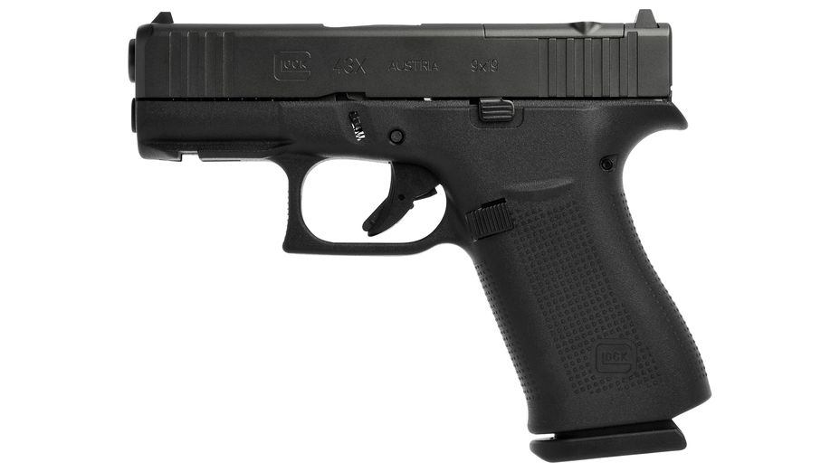 GLOCK Pistol G43X Rail, MOS, FS, 9 mm Luger, Subcompact Slimline