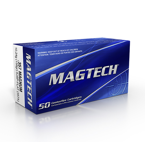 MAGTECH .357 Mag. SJSP Flat 158grs