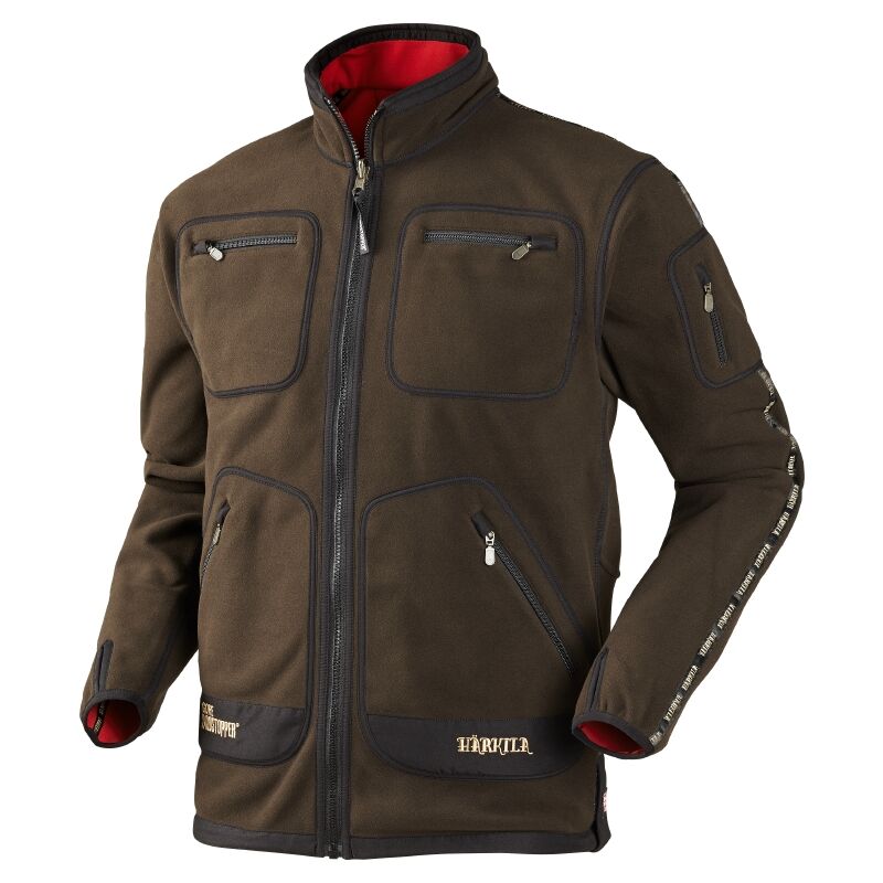 Härkila Kamko Fleecejacke Brown/Red S