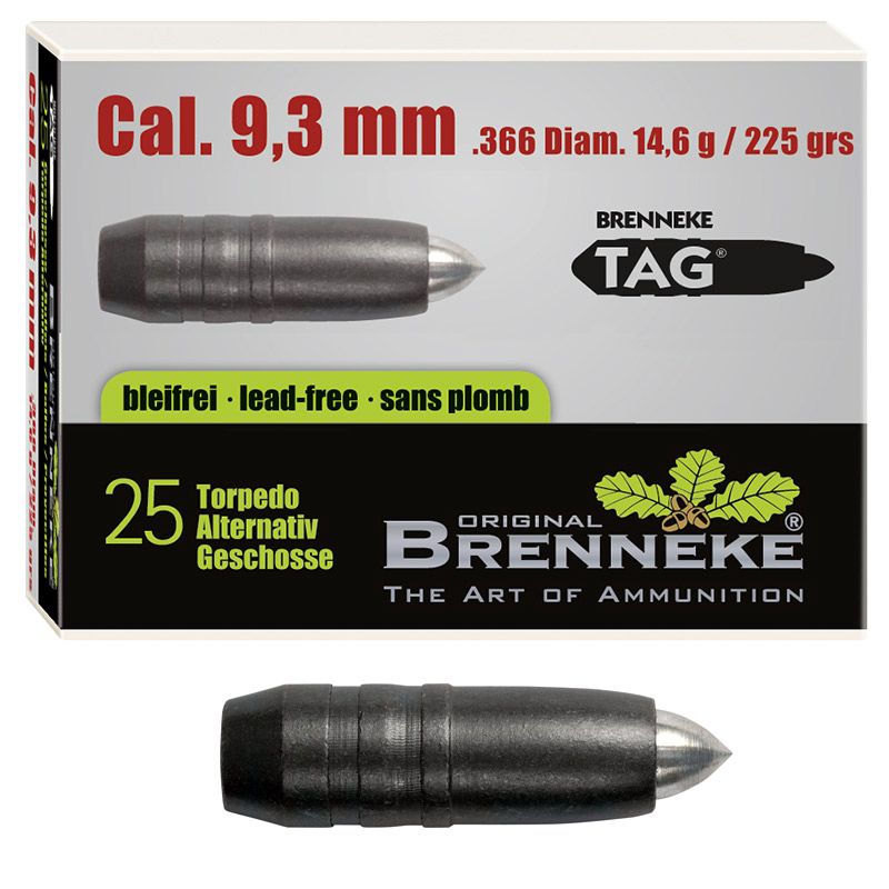 BRENNEKE Geschoss 9,3mm TAG