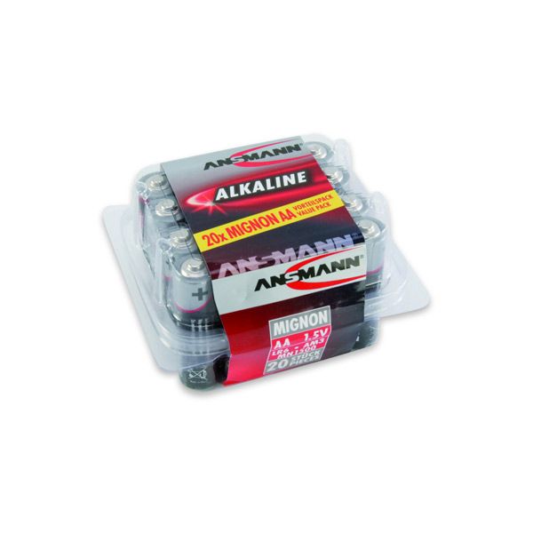 ANSMANN RED Alkaline 1,5V Mignon AA 20er Box