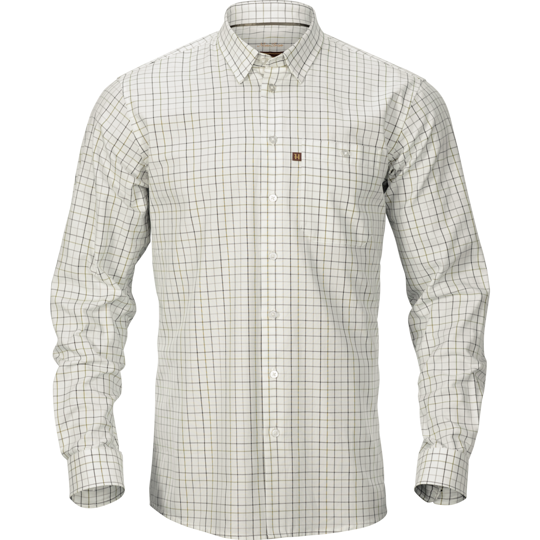 Härkila Hemd Retrieve in Dark Olive Check