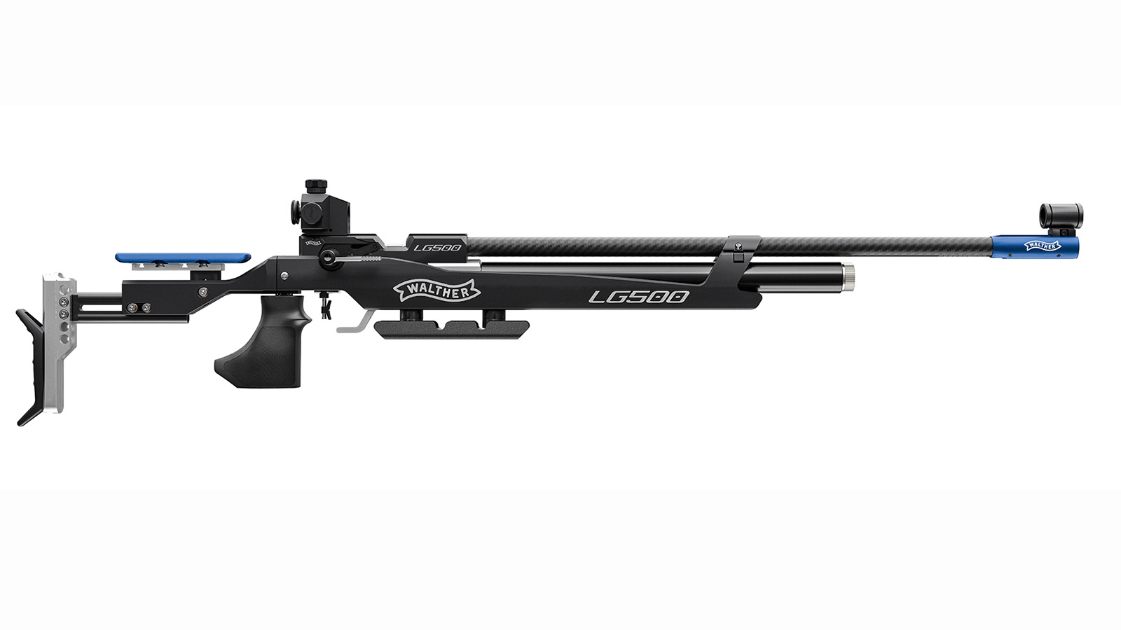 WALTHER LG500 Blacktec 4,5 Match-Luftgewehr