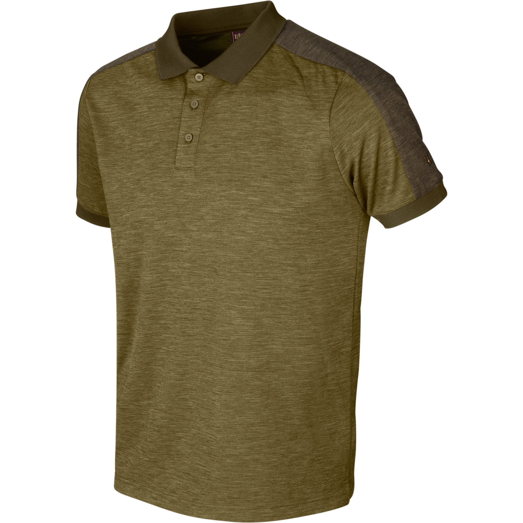 Härkila Tech Polohemd Dark Olive/ Willow Green