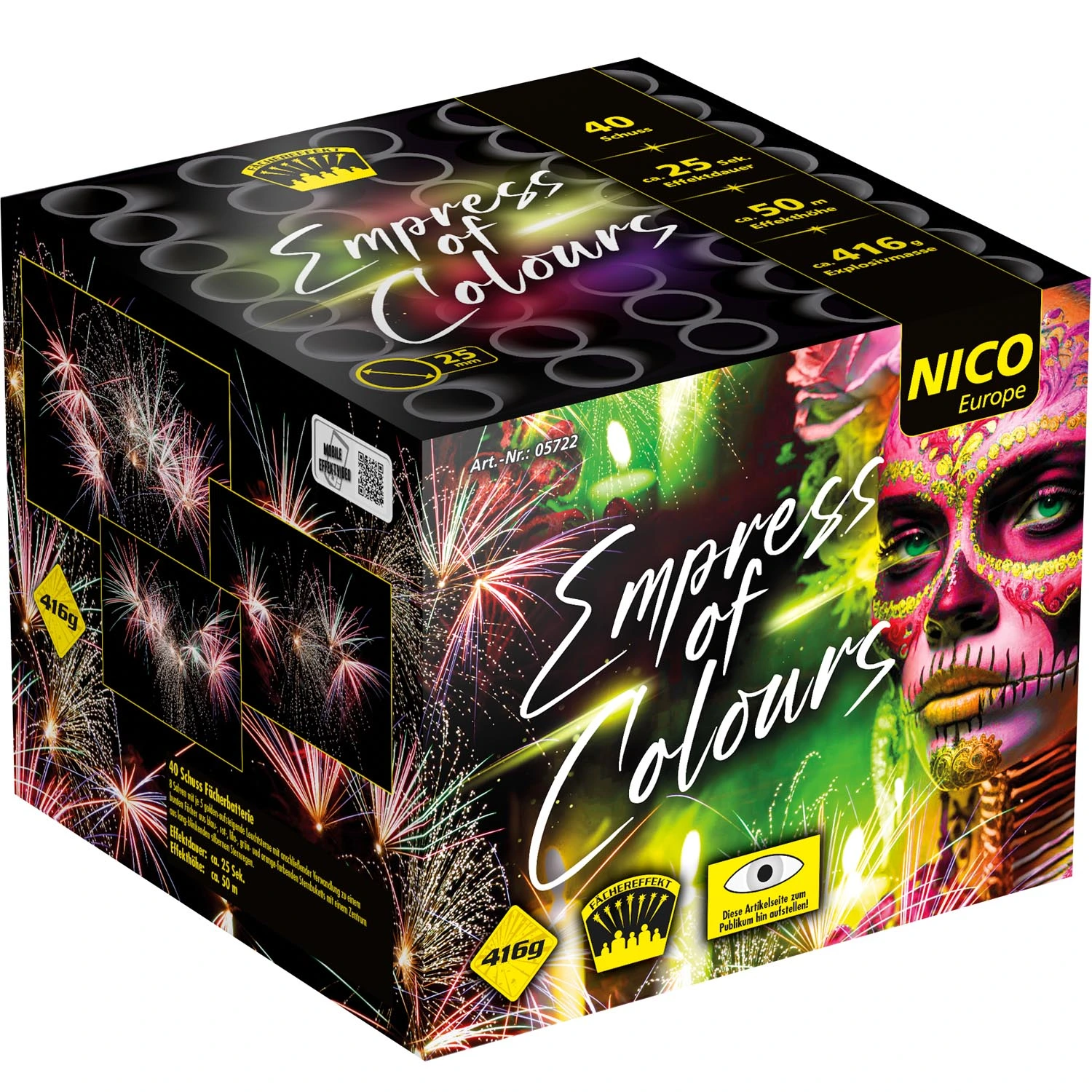 Nico Feuerwerk Empress of Colours, 40 Schuss