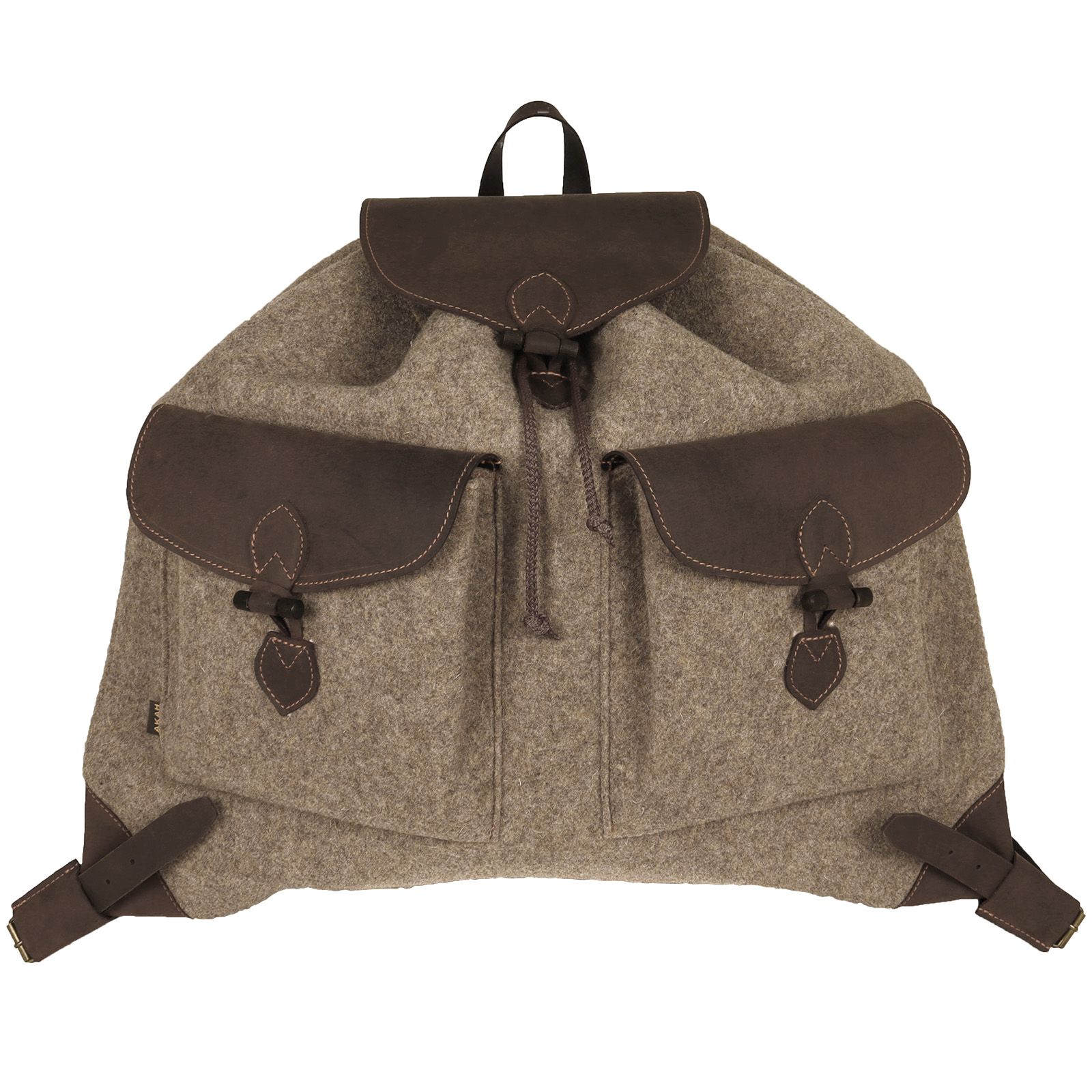 AKAH Wollfilz-Rucksack lautlos