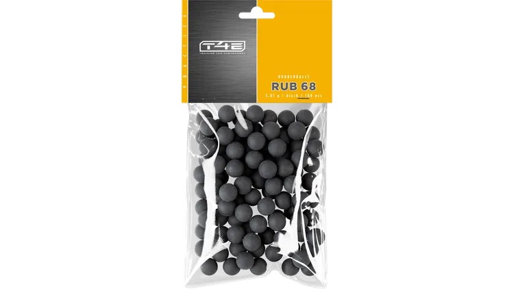 Umarex T4E Practice RUB 68 Rubberballs .68 BLK 3,01 g