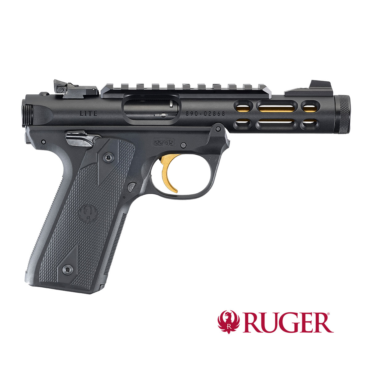 RUGER Mark IV 22/45 Lite Black-Gold 4,4"
