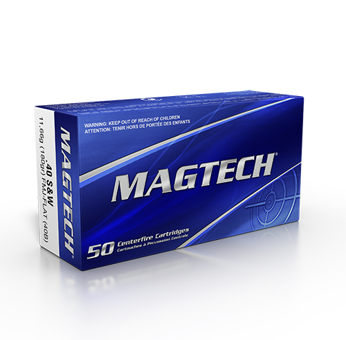 Magtech 40S&W FMJ flat 180grs 40B