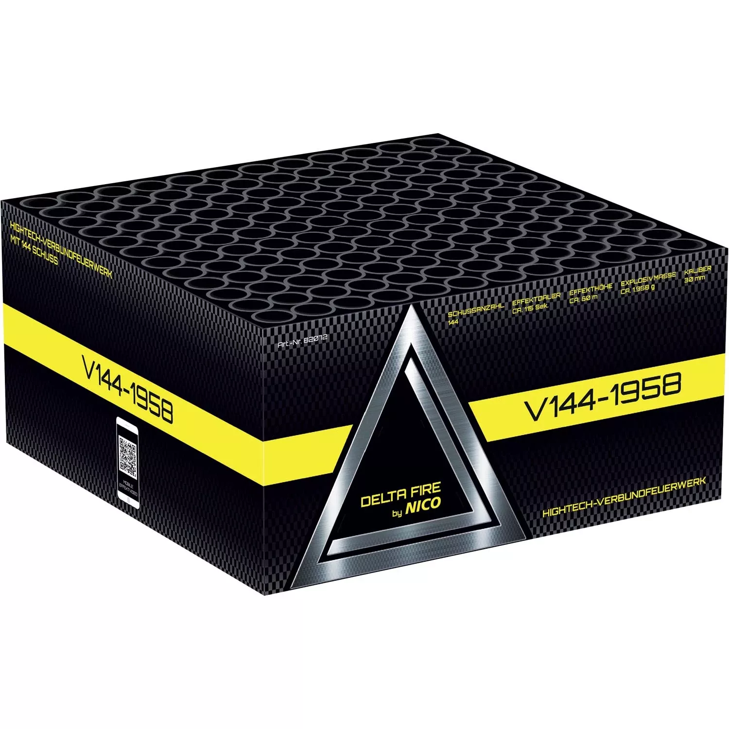 Nico Feuerwerk Delta Fire V144-1958, 144 Schuss