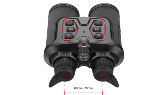GUIDE sensmart Wärmebildfernglas TN430 mit Laserentfernungsmesser
