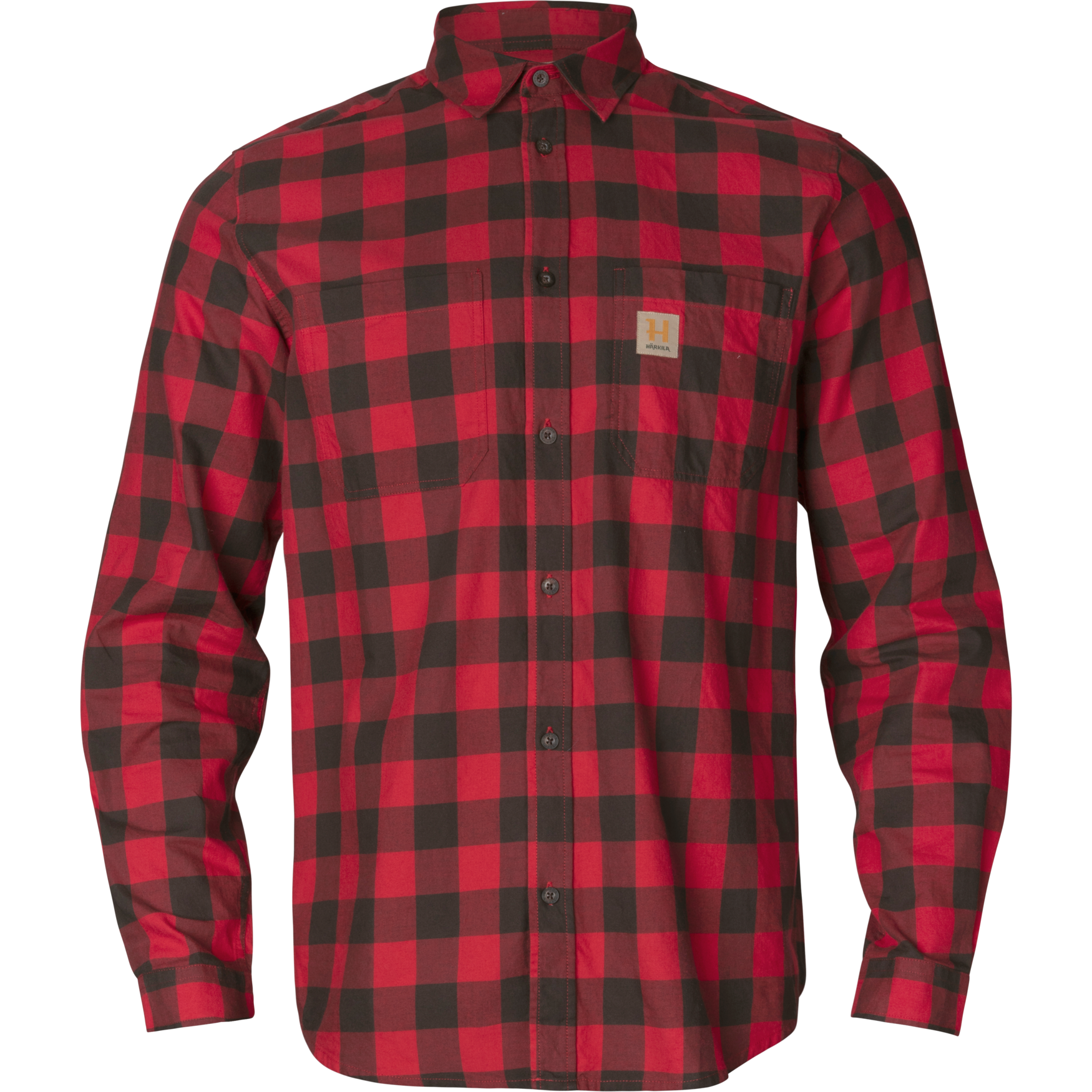 Härkila Hemd Scandinavian in Red Check