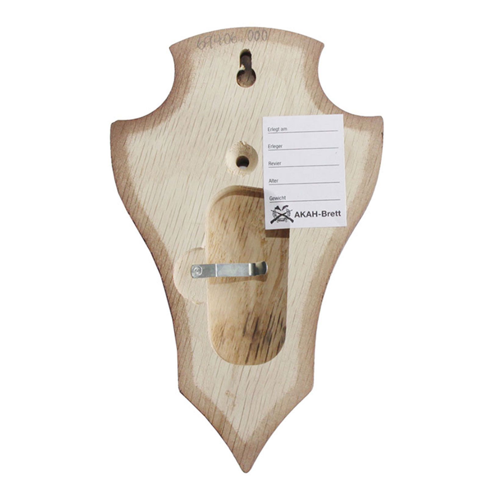 Gehörnbretter für Rehwild, 22x13 cm