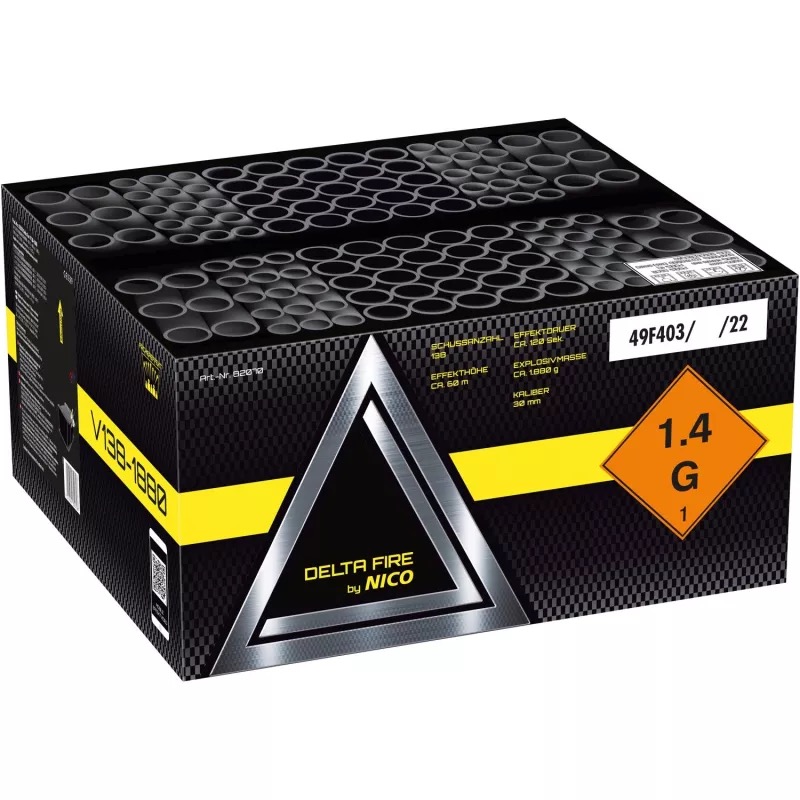 Nico Feuerwerk Delta Fire V138-1880, 138 Schuss