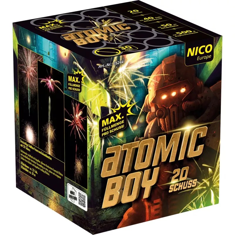 Nico Feuerwerk Atomic Boy, 20 Schuss