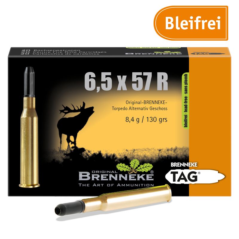 BRENNEKE 6,5x57 R TAG