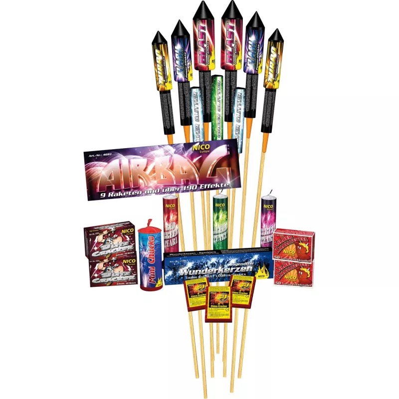 Nico Feuerwerk Air Bag, Mix-Sortiment