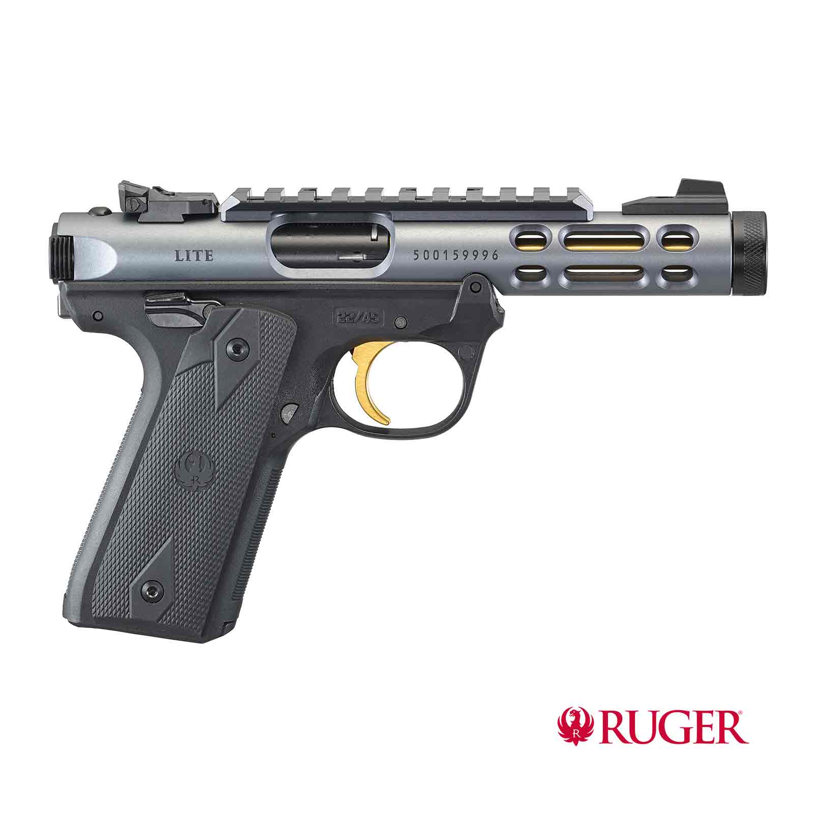 RUGER Mark IV 22/45 Lite Diamond Grey-Gold 4,4"