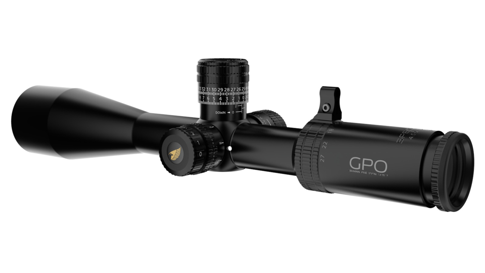 GPO SPECTRA™ 6x 4,5-27x50i MOAi FFP/CCW Zielfernrohr