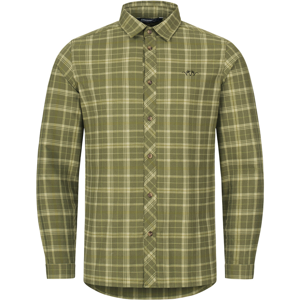 Blaser TF Shirt 20 Oliv/Beige kariert