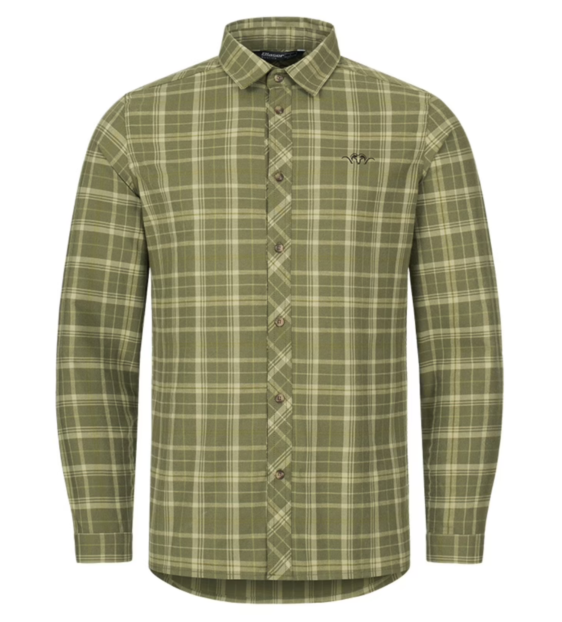 Blaser Herren TF Shirt 20 oliv/beige kariert 3XL