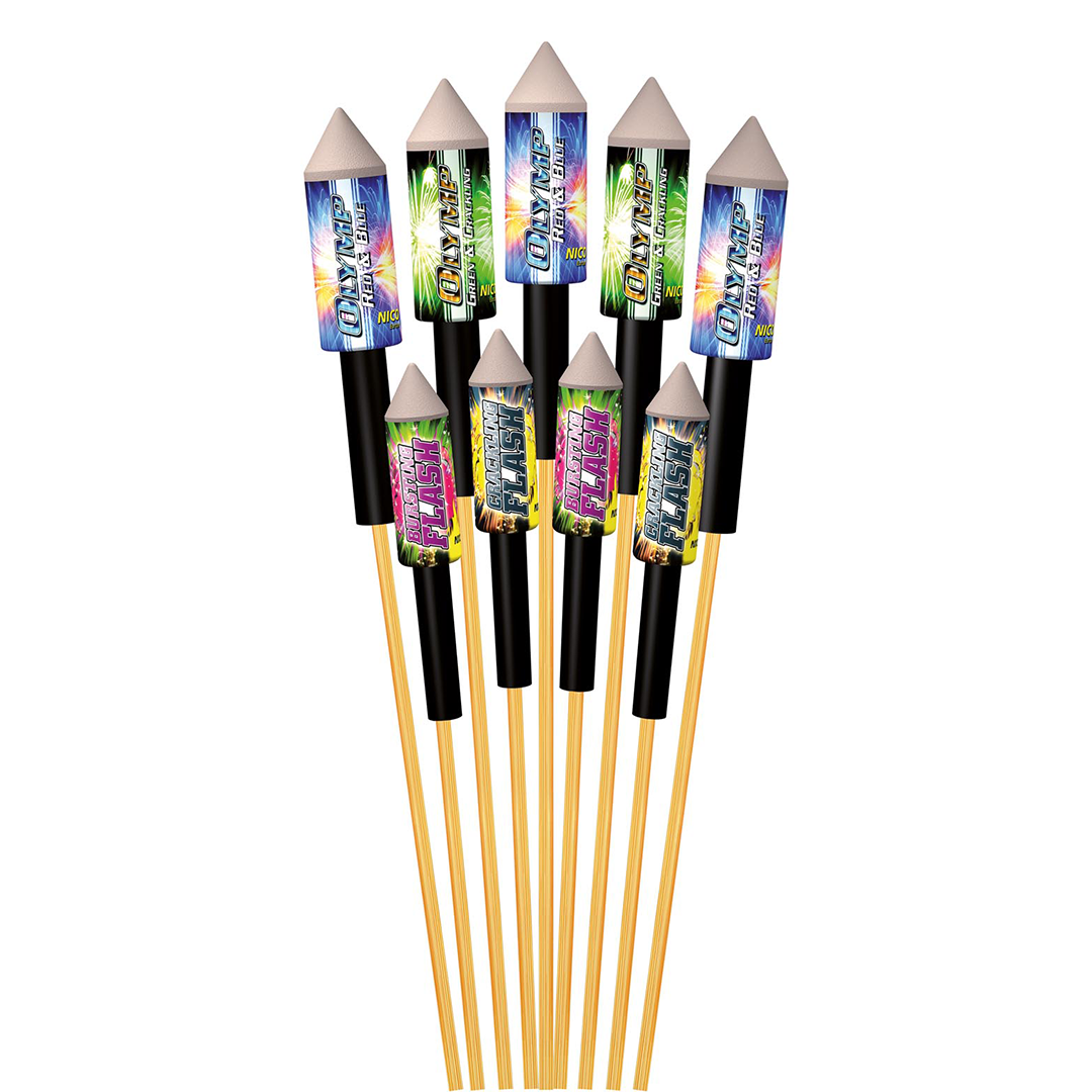Nico Feuerwerk Arrows, 9er-Rak.-Pack
