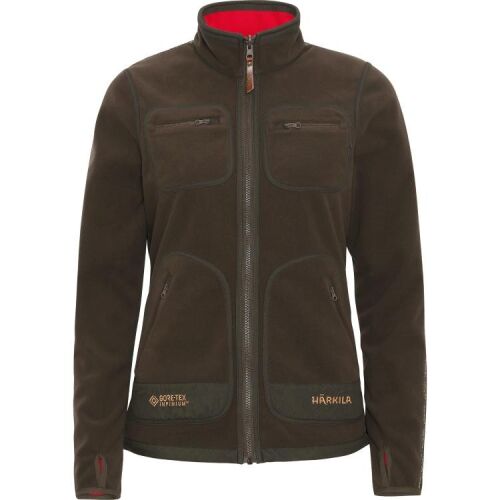 Härkila Kamko Fleecejacke Women Brown/Red 3XL