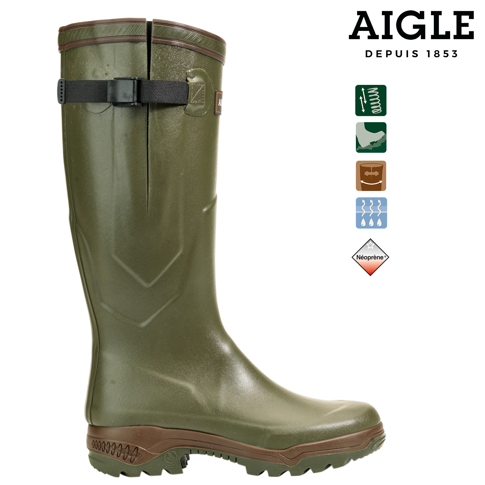 AIGLE PARCOURS® 2 Iso khaki