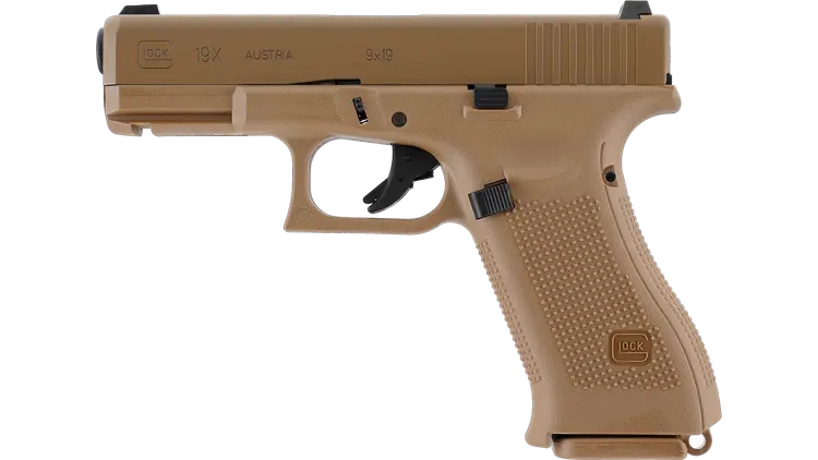 GLOCK 19X 6 mm, Gas, < 1,0 J, Coyote