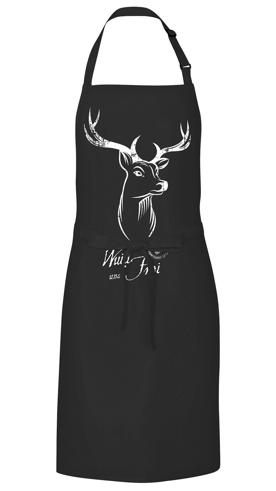 Grillschürze schwarz