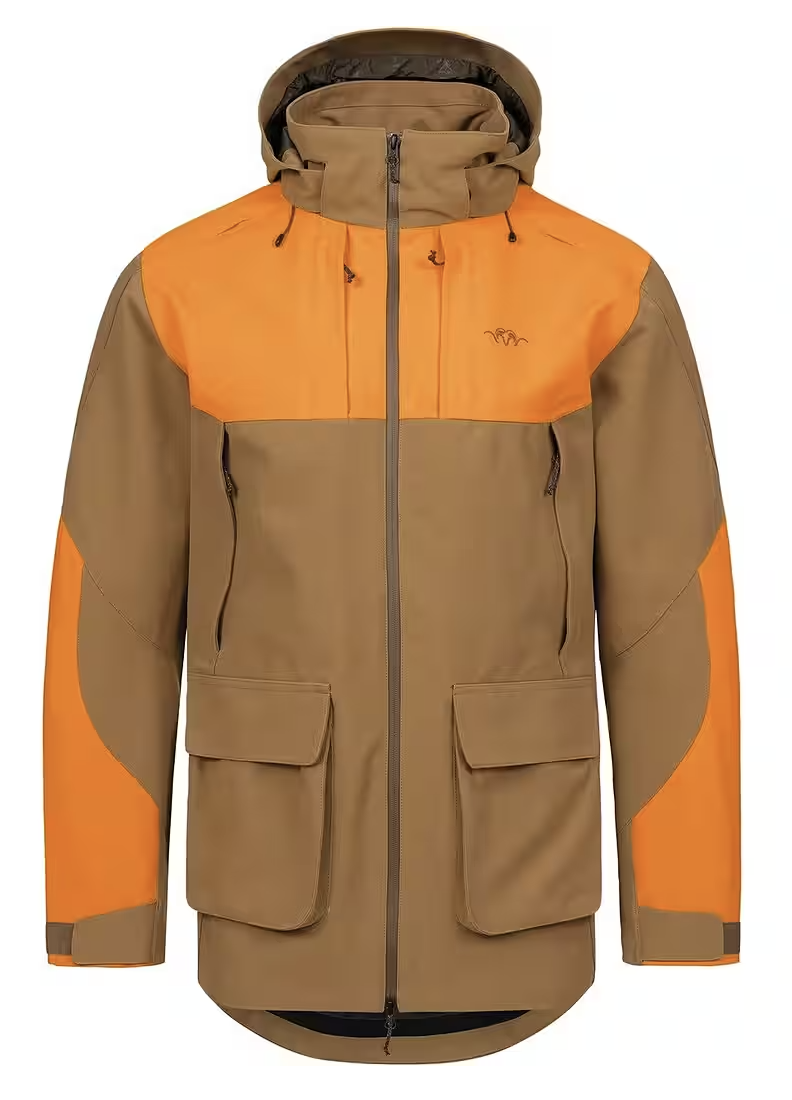 Blaser Herren Striker Jacke rubber braun/blaze orange S