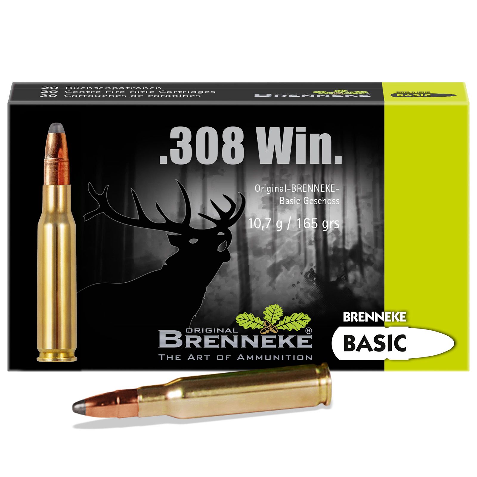 BRENNEKE .308Win Basic 165grs