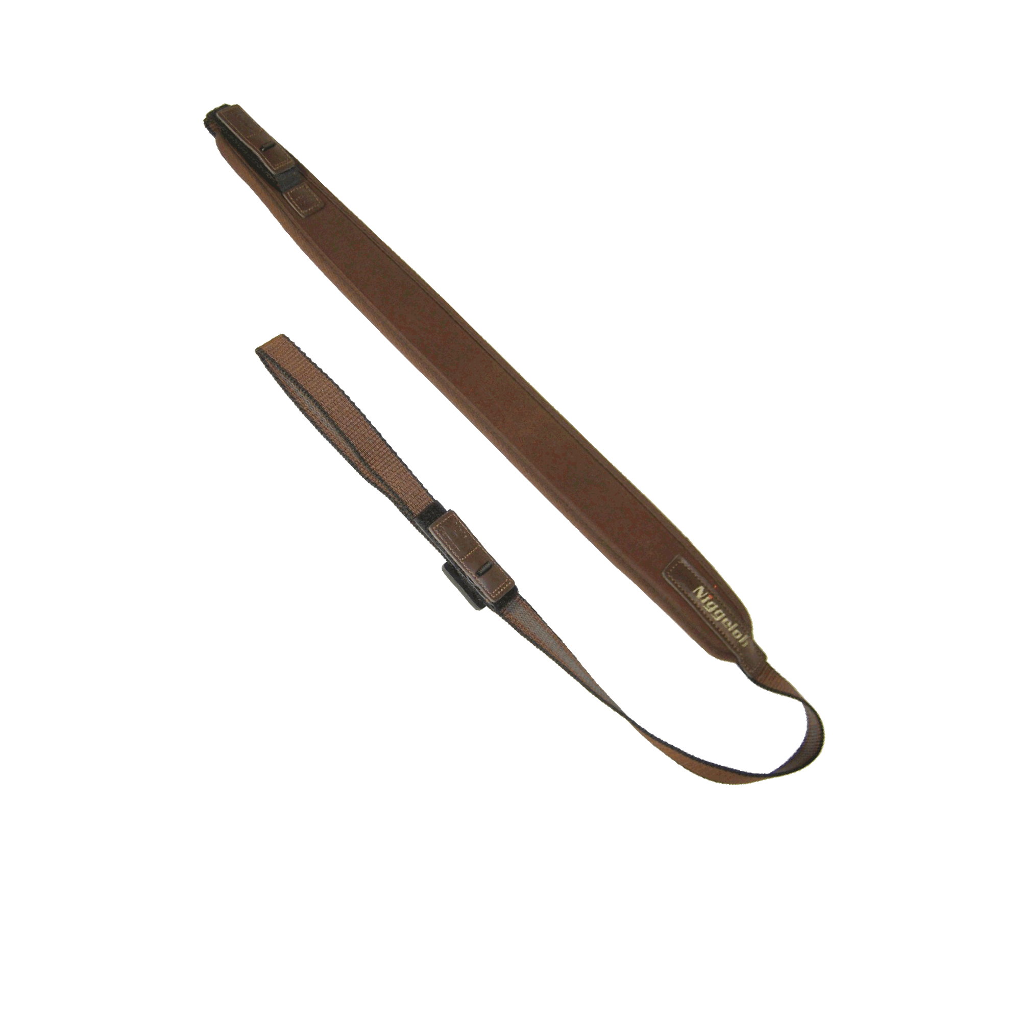 Niggeloh Gewehrgurt Universal mit SV Leder - Braun