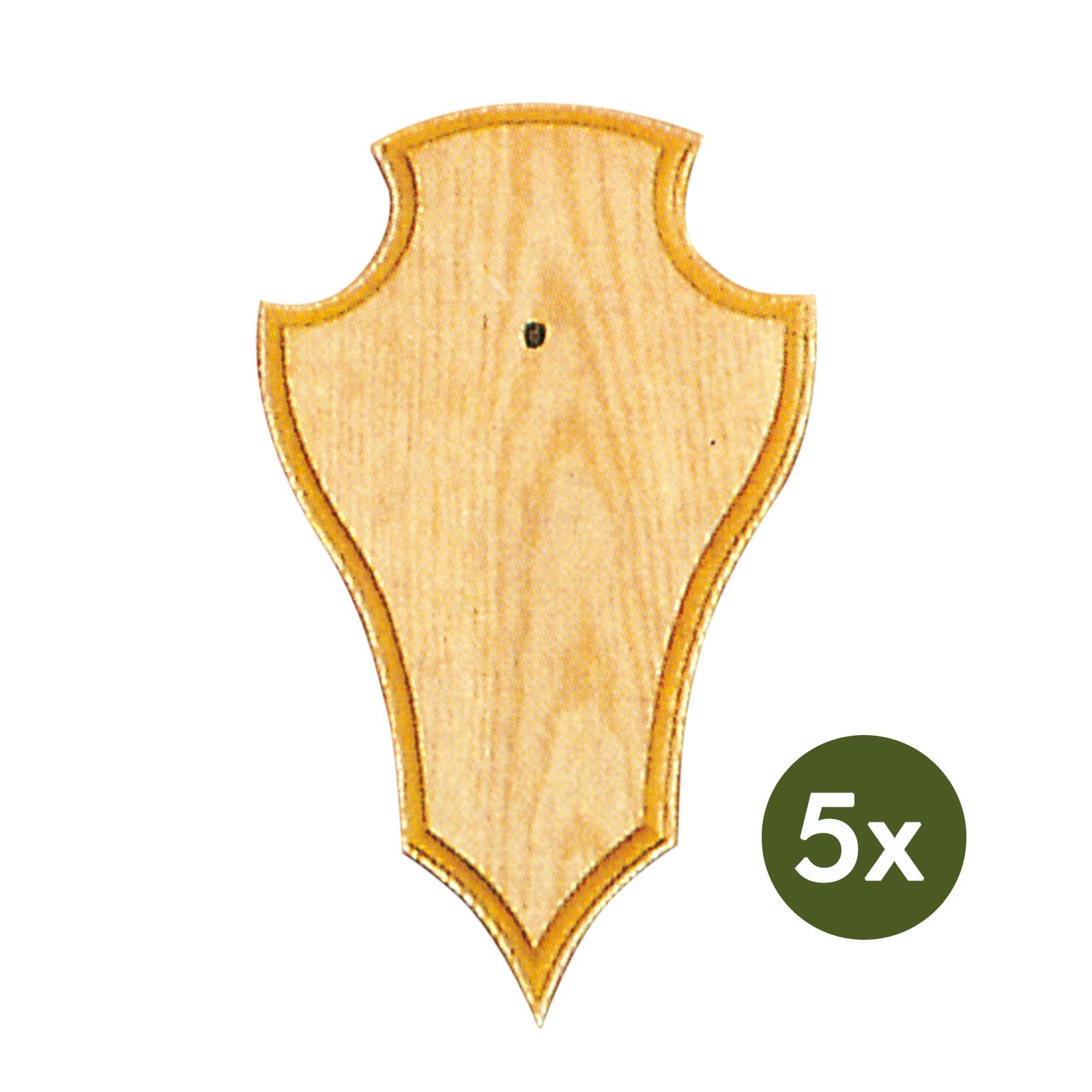 Gehörnbretter für Rehwild, 19X12cm