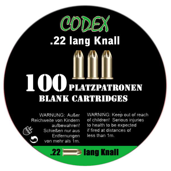 CODEX Platzpatronen .22 Knall