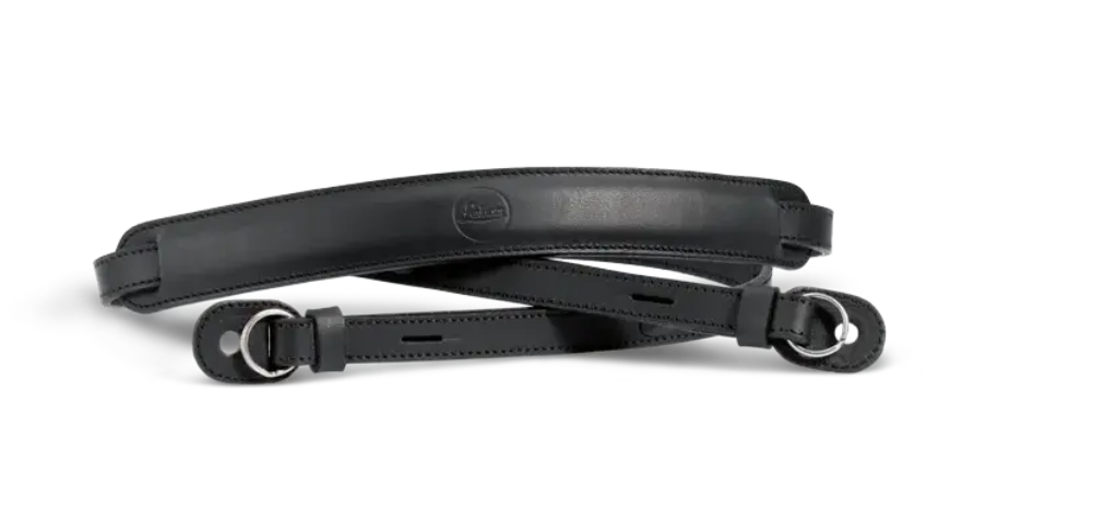 Leica Tragriemen, Leder, schwarz