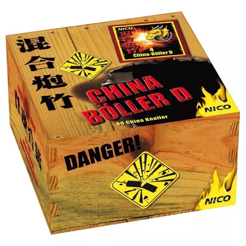Nico Feuerwerk China-Böller D, 4er-Päck. 160/ 8/ 1
