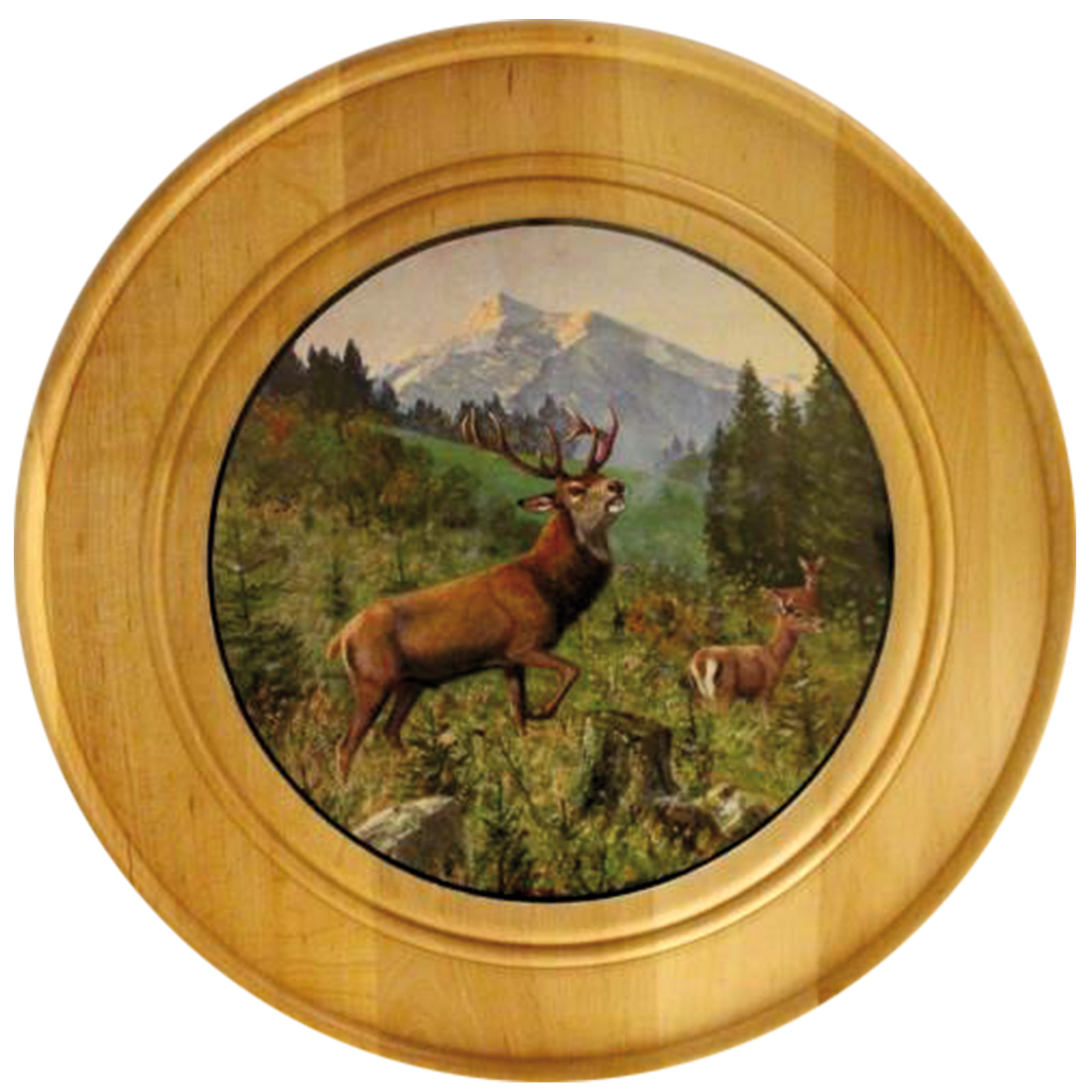 Ehrenscheibe aus Massivholz Ø 30 cm Ehrenscheibe aus Massivholz Ø 30 cm
