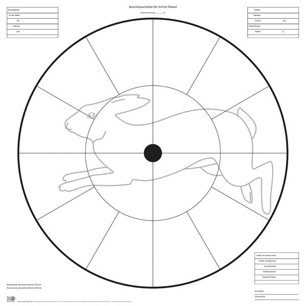 Anschußscheibe Nr. DJV A 18