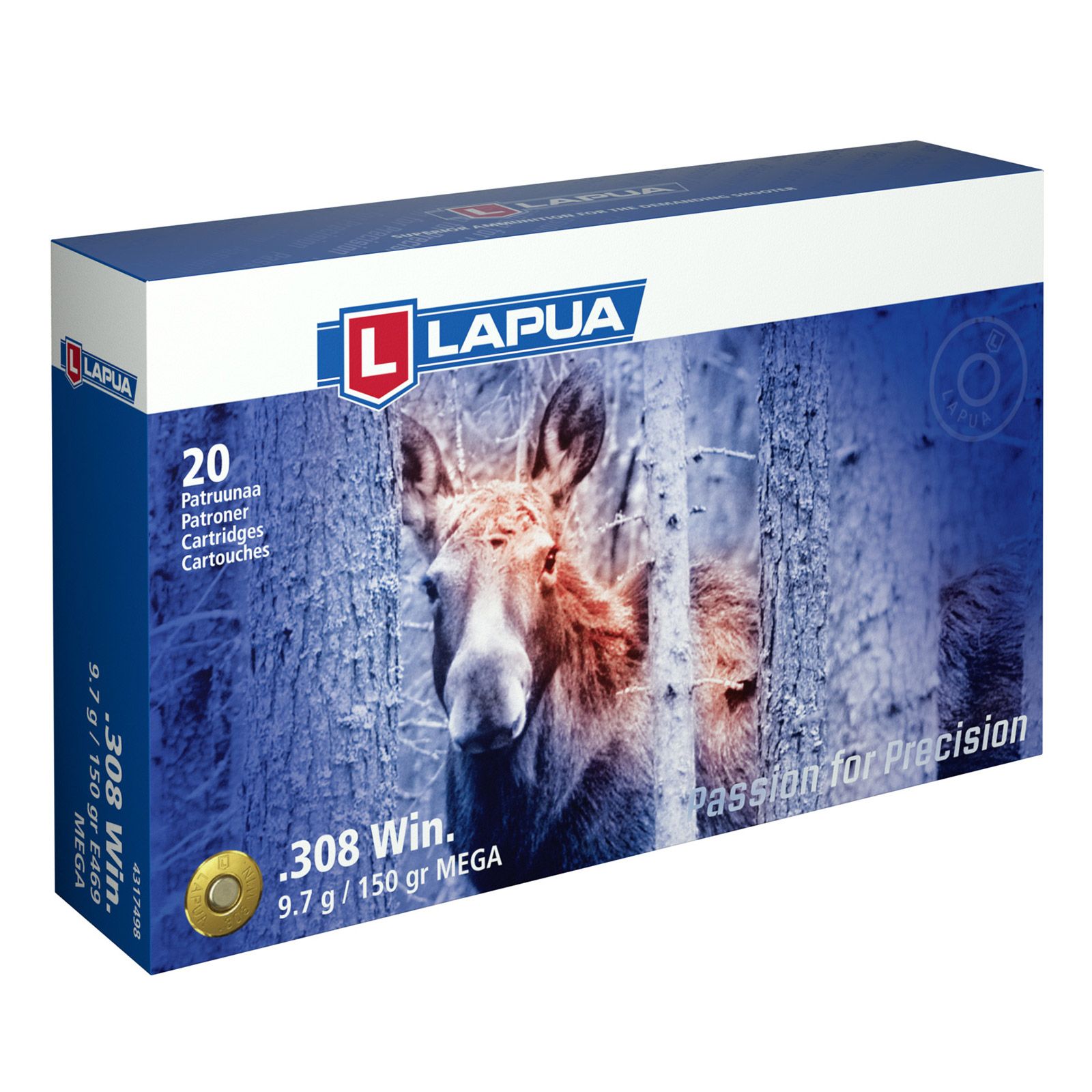 LAPUA .308 Win. Mega (9,7g)