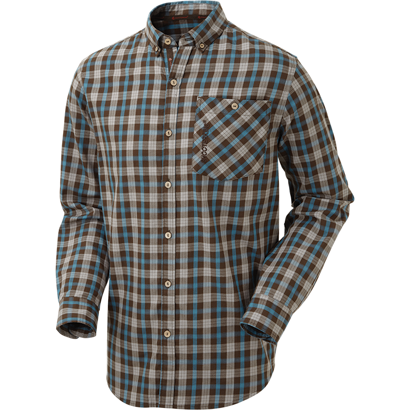 SHOOTERKING Moorland Shirt Seeblau/Braun Herren